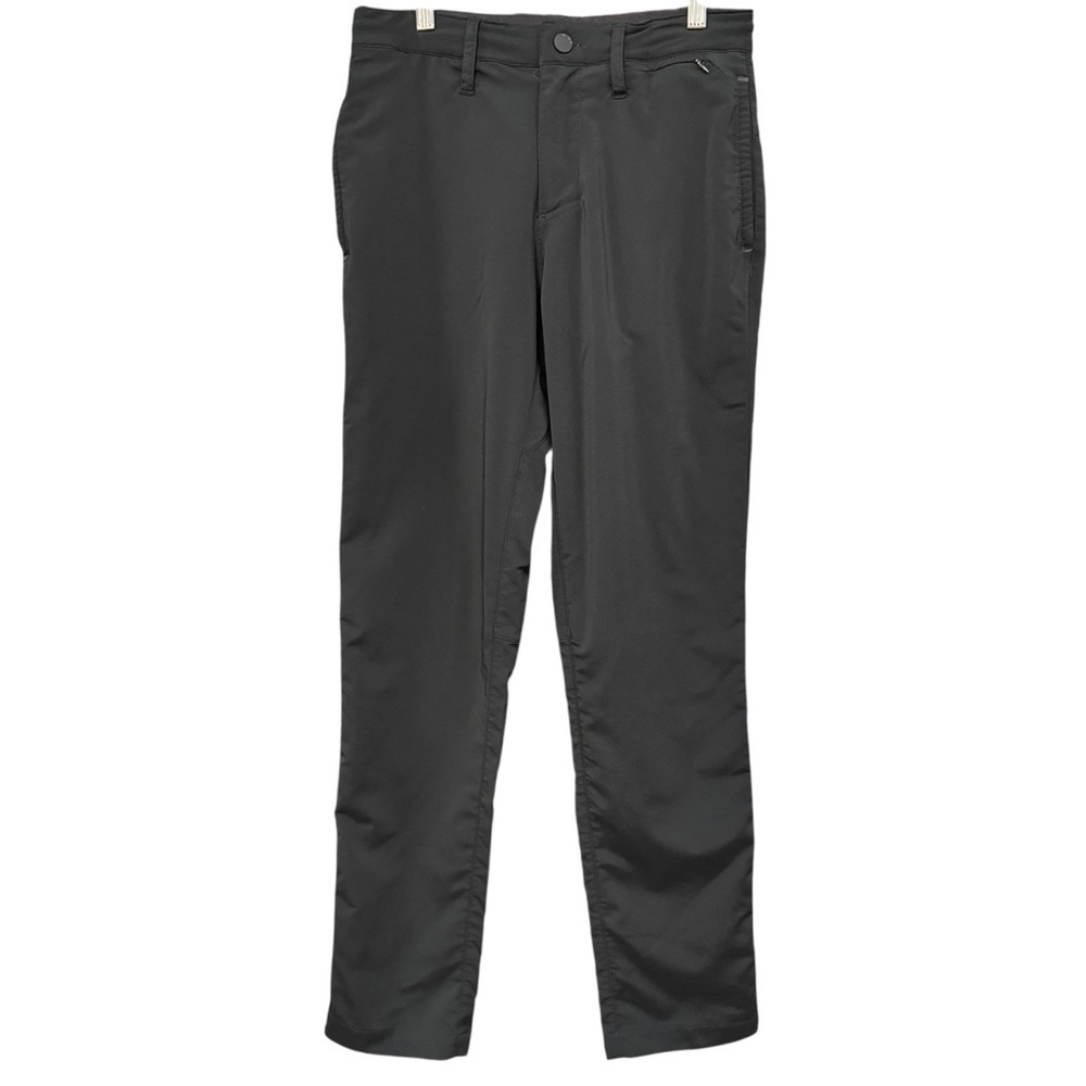 Zella Black Straight Leg Pants Women’s 28 Stretch Work Travel Casual